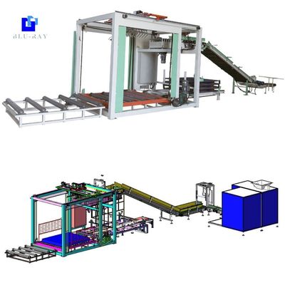 China Purple Horn high speed 500 bag/hour automatic  bag stacker machine with CE