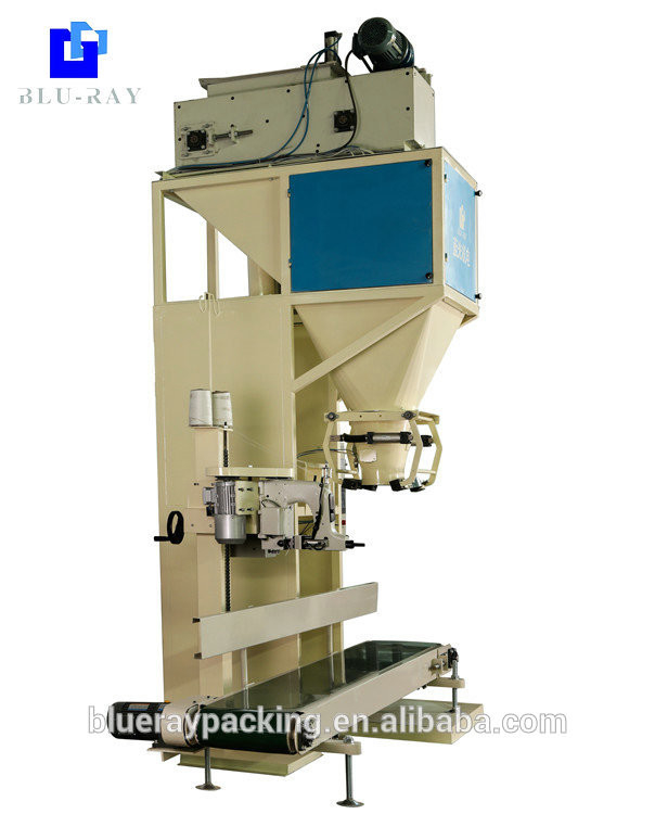 High speed dried chicken manure particles 10-50kg bag packaging machine