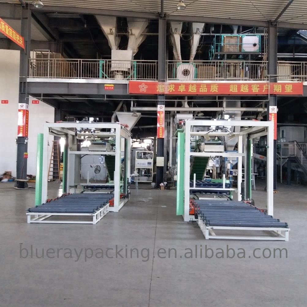 Factory manufacture  450-500 bag per hour automatic bag palletizing machine